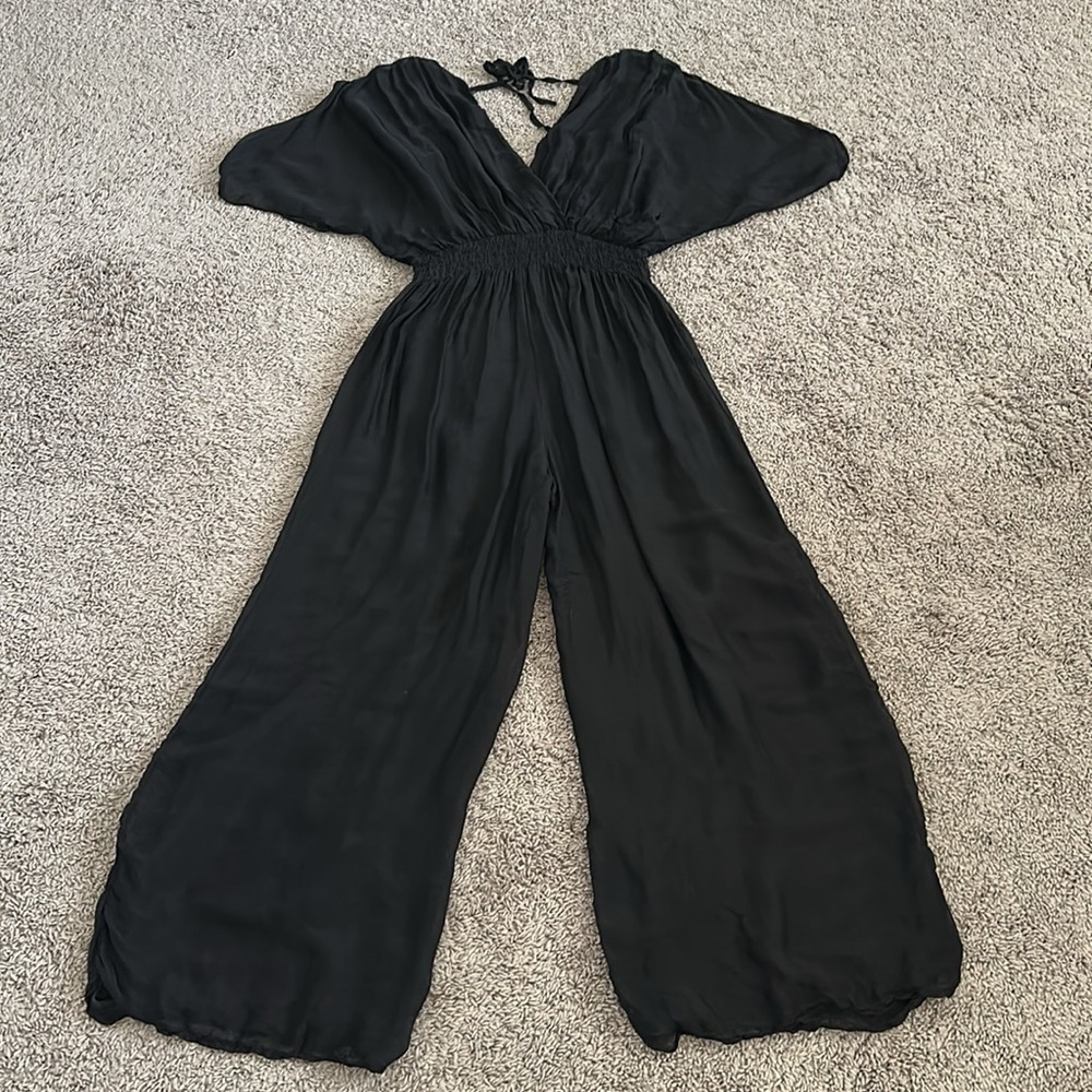 MADE IN ITALY silk Jumpsuit - Picture 9 of 10